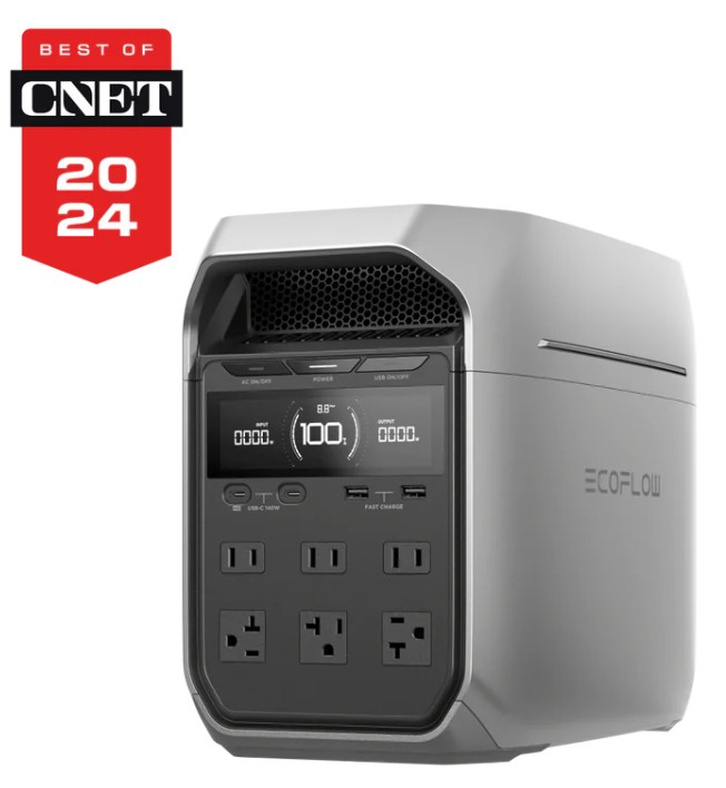 EcoFlow Delta 3 Plus Power Station – Portable Backup Power